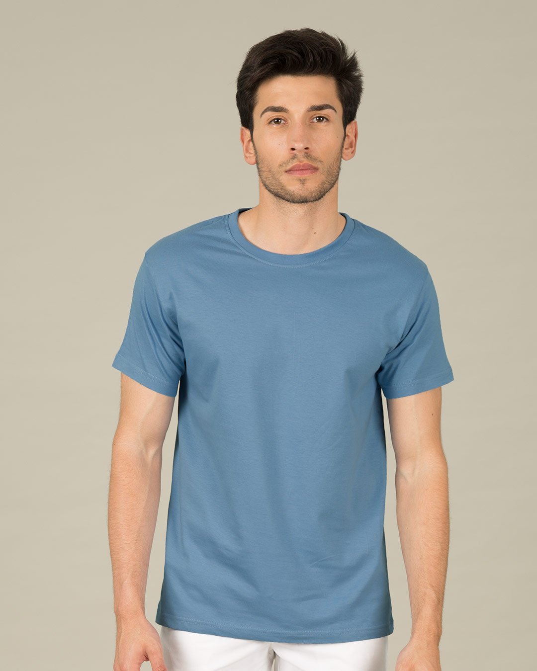 T-shirts-V neck-Cotton-Floral