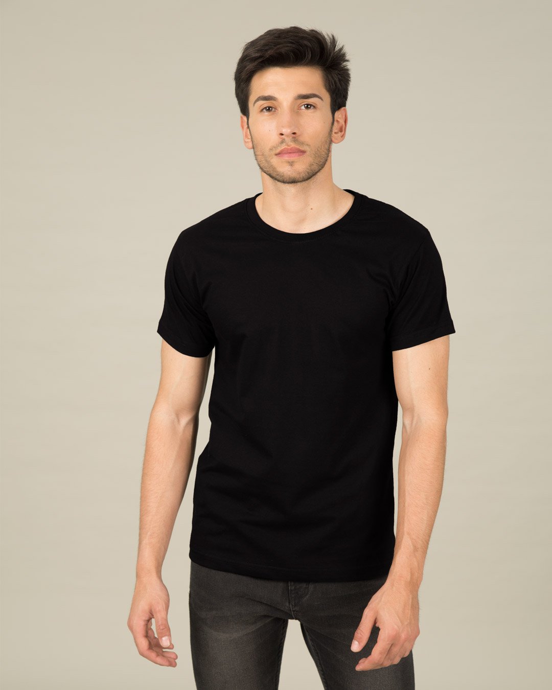 T-shirts-V neck-Cotton-Floral